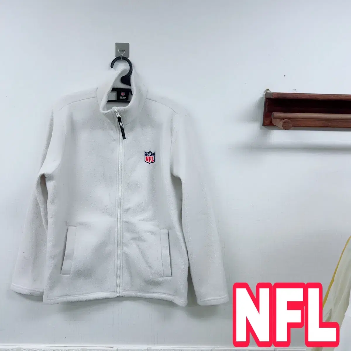 NFL White Old School Fleece Jacket