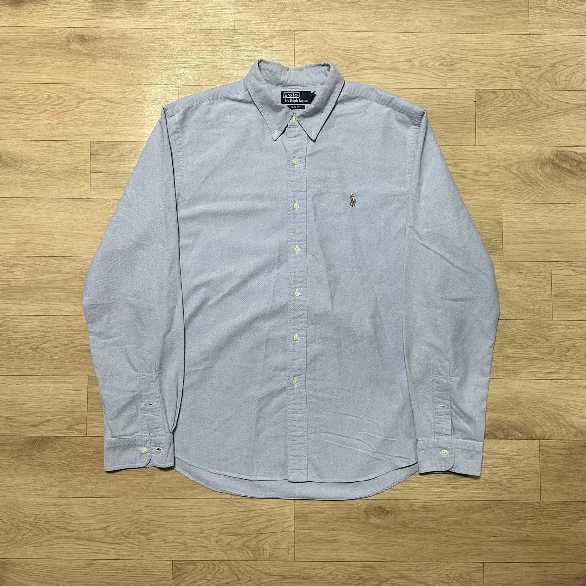 Polo Ralph Lauren Oxford Overfit Long Sleeve Shirt Sky bloo (XL)