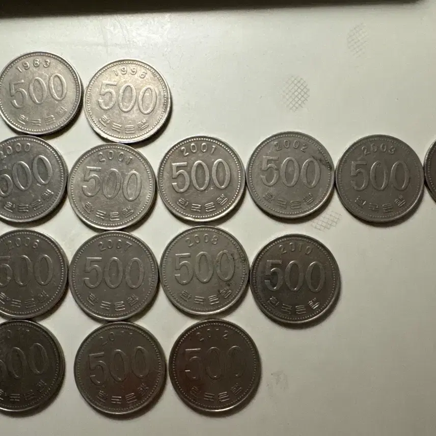 500원 희귀동전 (1983년 1996년 2000년2001년2003년등)