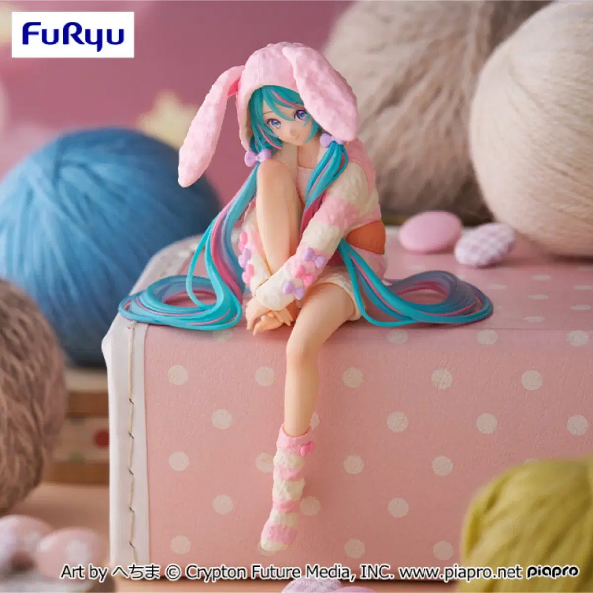 Furry Miku Noodlestopper Bunny Ears Pajamas Figure