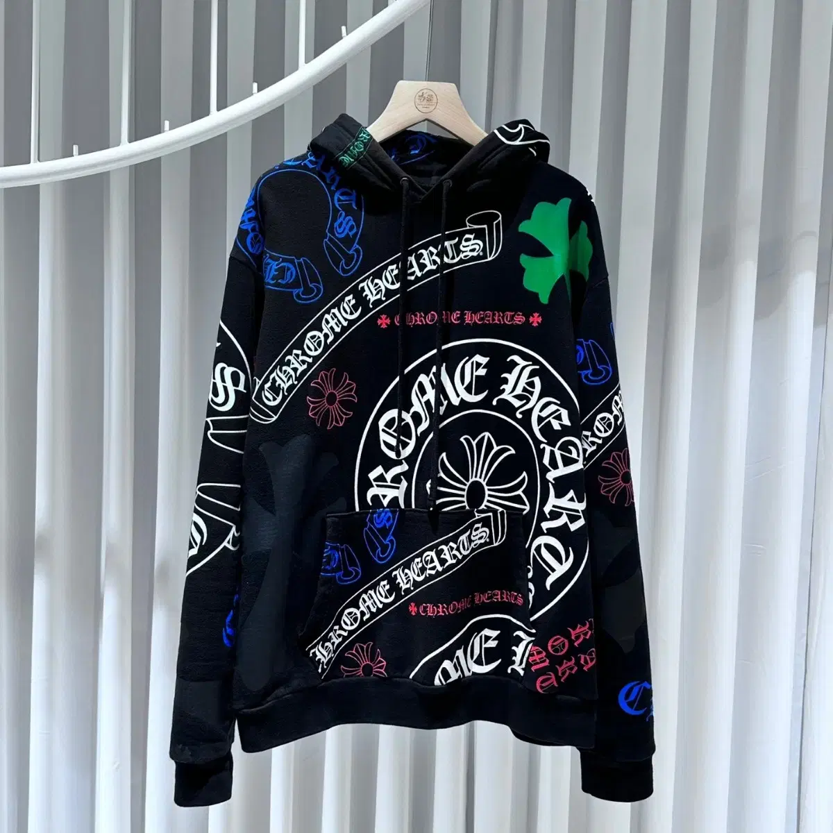 Chrome Hearts Multilogo limited edition Hoodie / L