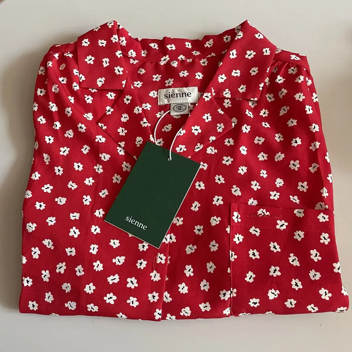 (새상품) 시엔느 모네 블라우스, monet Blouse (Red)