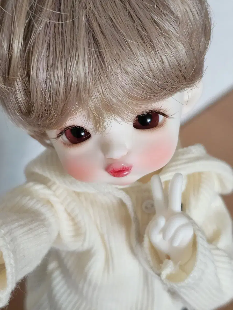 Spherical Jointed Doll Fluffy Peach Hanapu USD Body