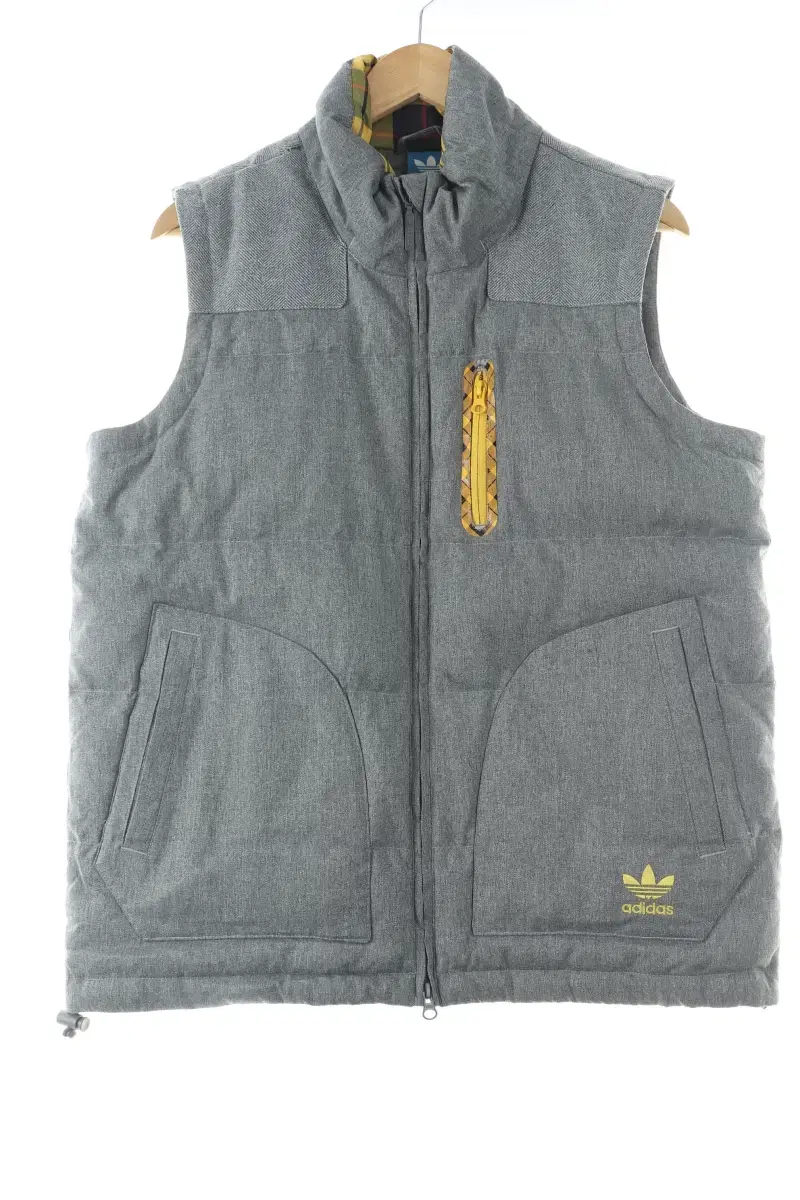 (XL) Adidas Padded Jumper Jacket Vest Duck Down Old School-106E4