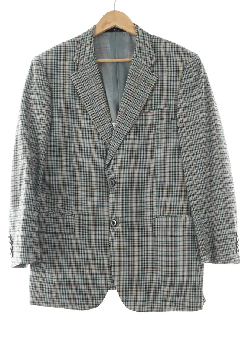 (L) Dax Suit Jacket Blazer Check Old School Loose Fit-1071B