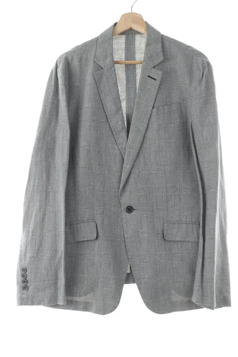 (L) series suit jacket blazer gray linen ma limited edition-10727