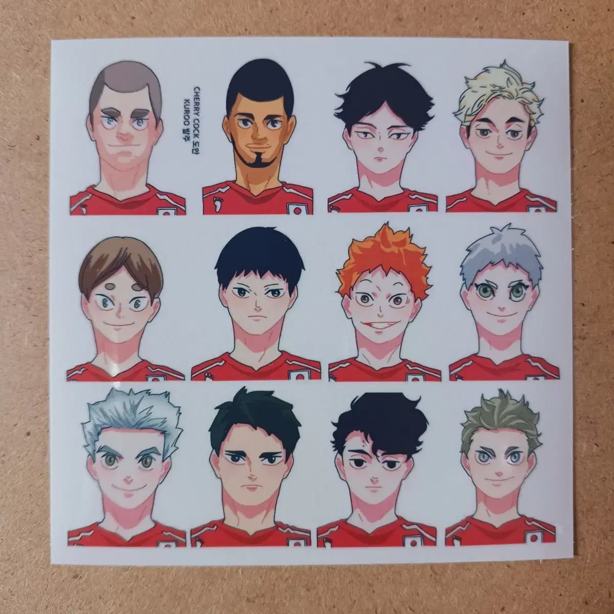 (haikyuu_11) National University Profile Proof Photo Certificate sticker instagram seals photocard