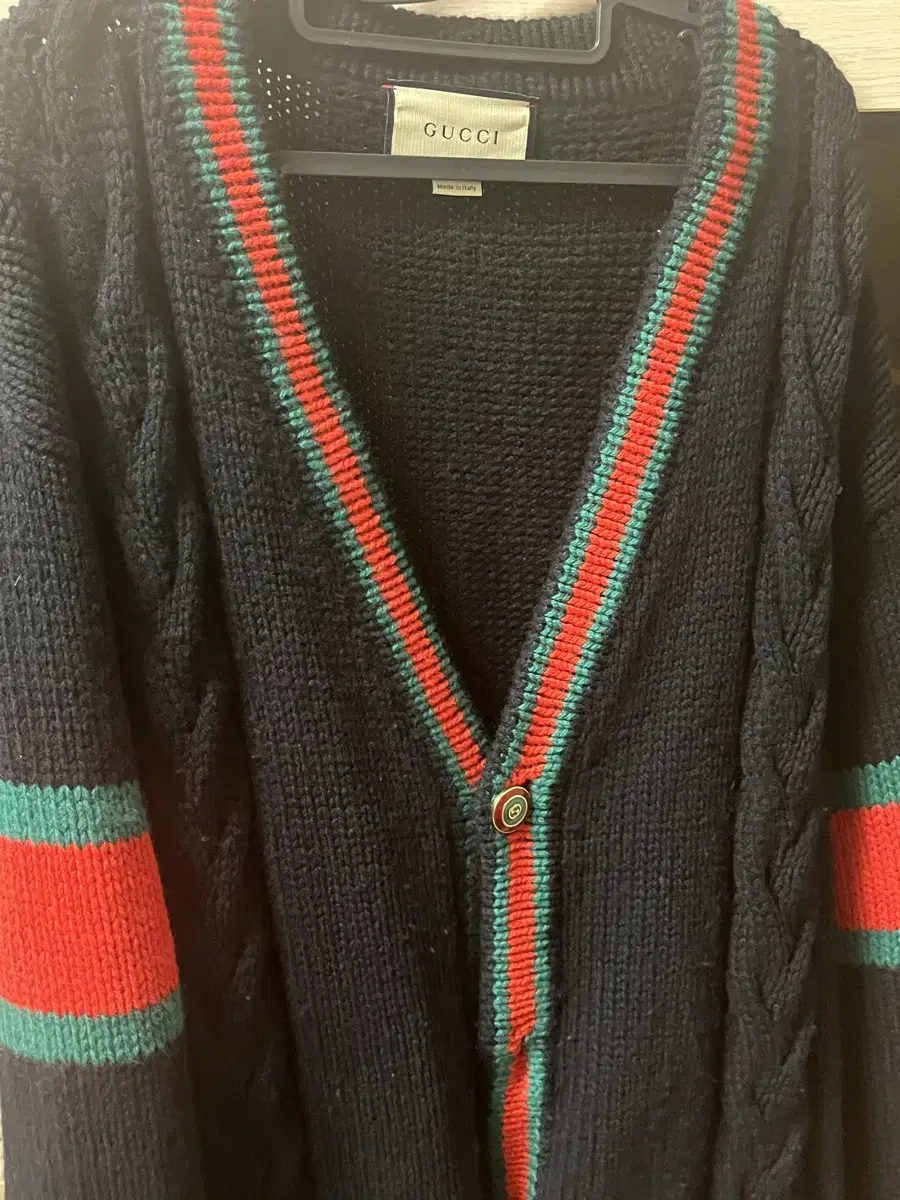 Gucci Cable Knit Cardigan