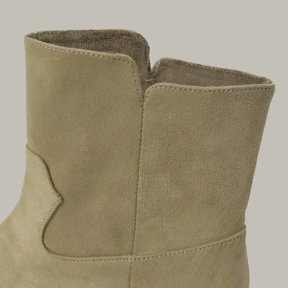 라미네즈 Fleece lining Ankle boots - Beige