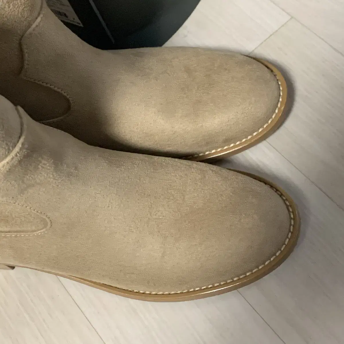 라미네즈 Fleece lining Ankle boots - Beige