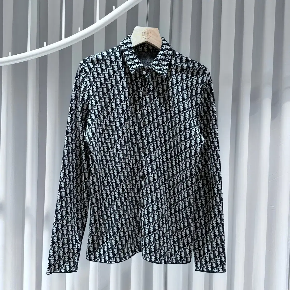 Dior Oblique Knit Zip-up / S