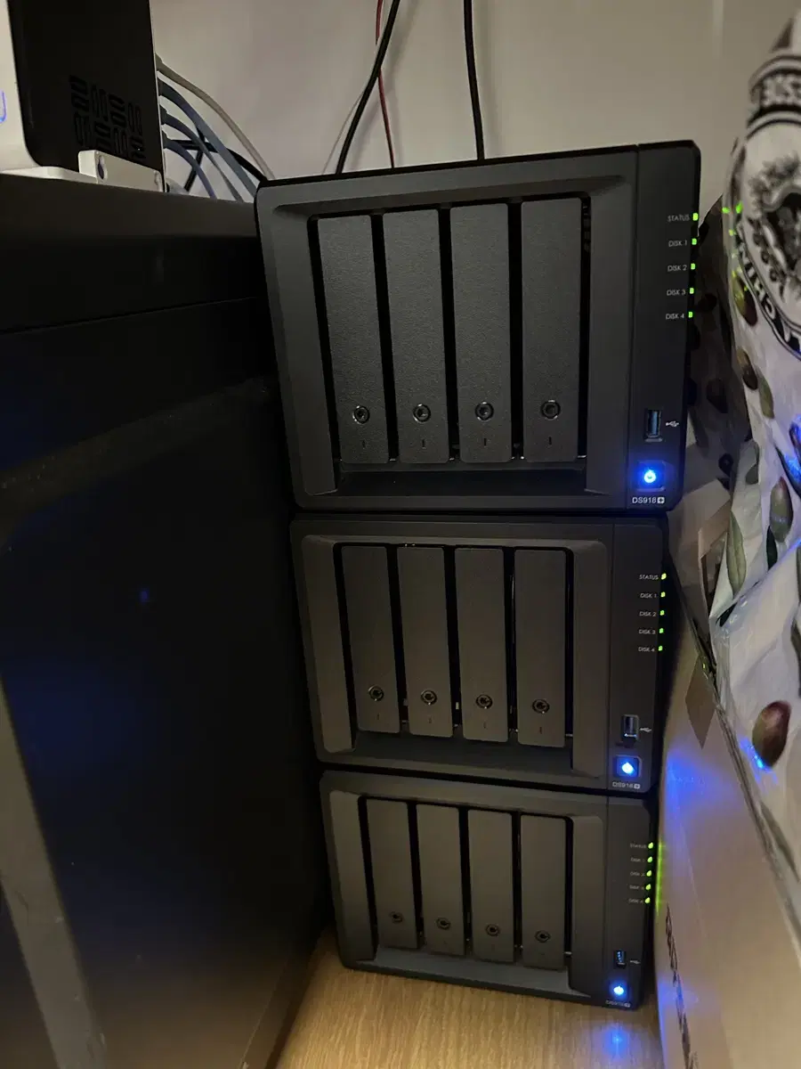 시놀로지 NAS 918+ 32TB