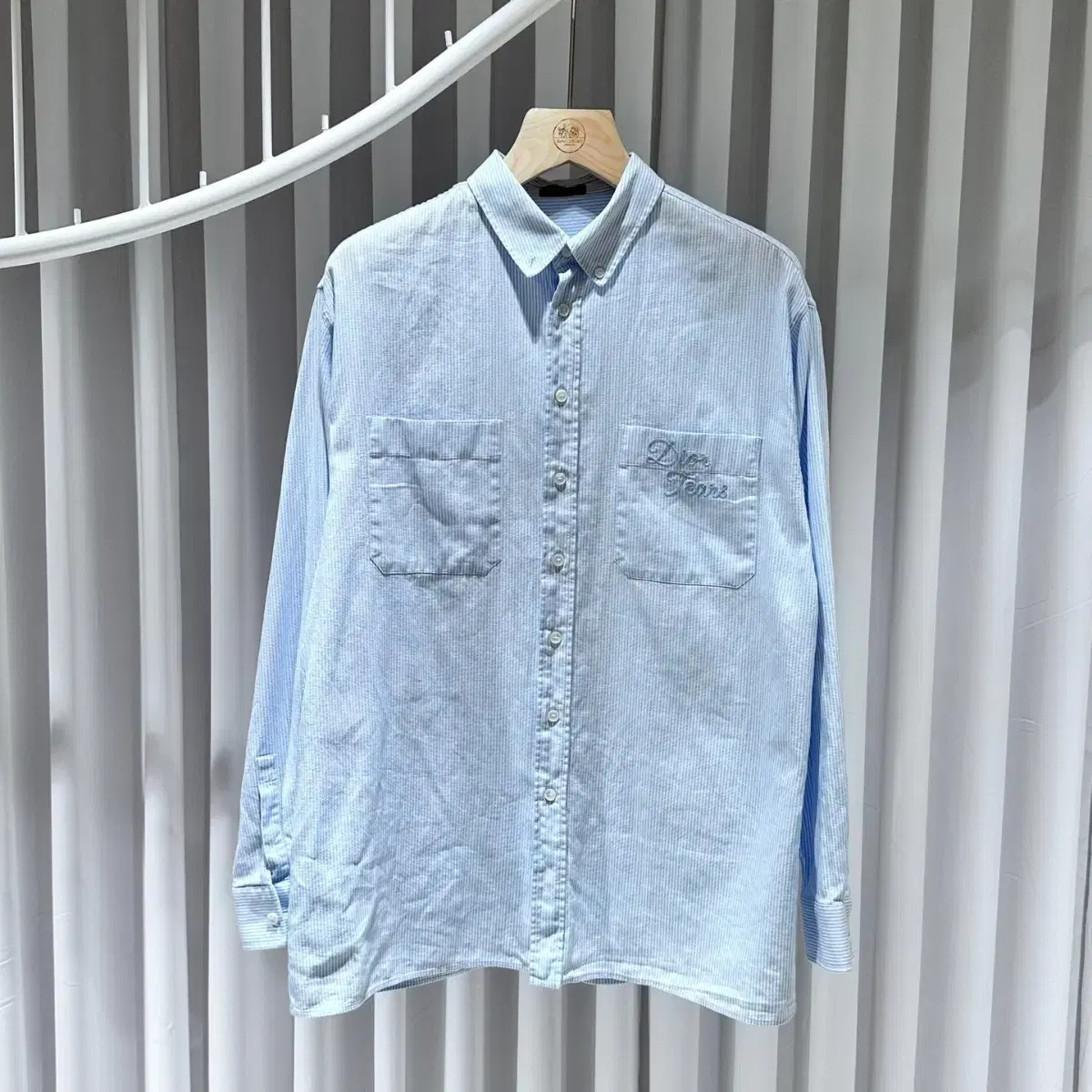 Dior Denim Tears Collaboration Striped Shirt / 39