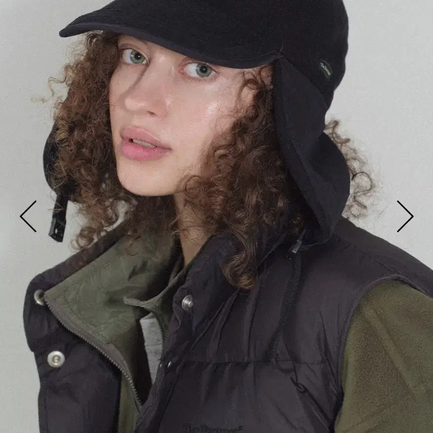 더바넷 모자 Khaki Lapland Fleece Ear-Flap Cap