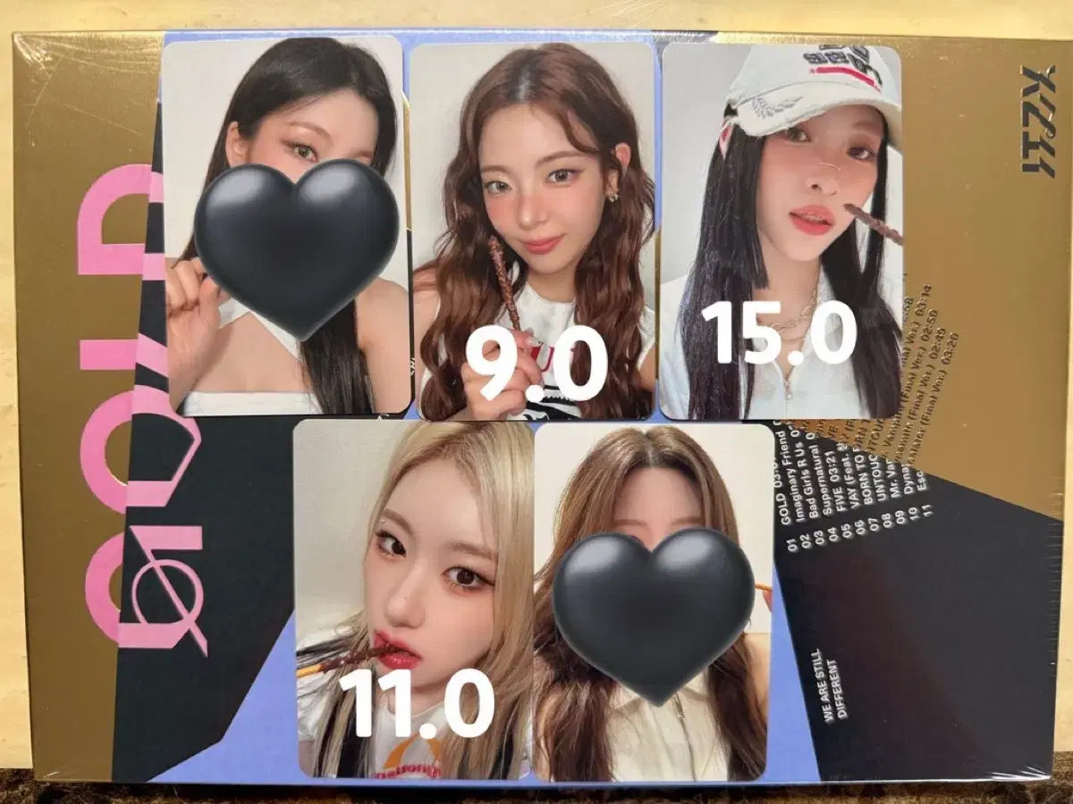 itzy 있지 메이크스타 당첨 포카 winner photocard