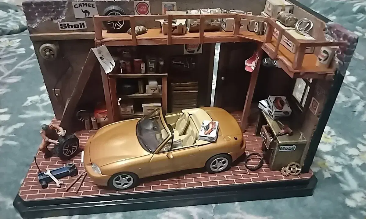 1/43 Car Maintenance Diorama