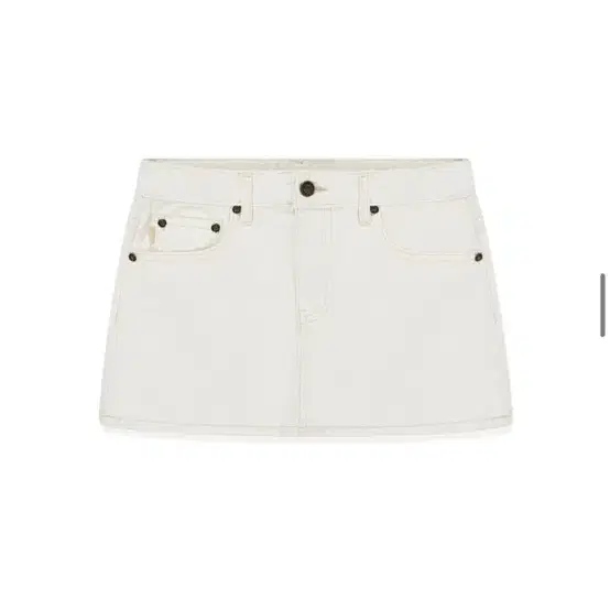 글로니 99 low rise mini skirt white S 스커트