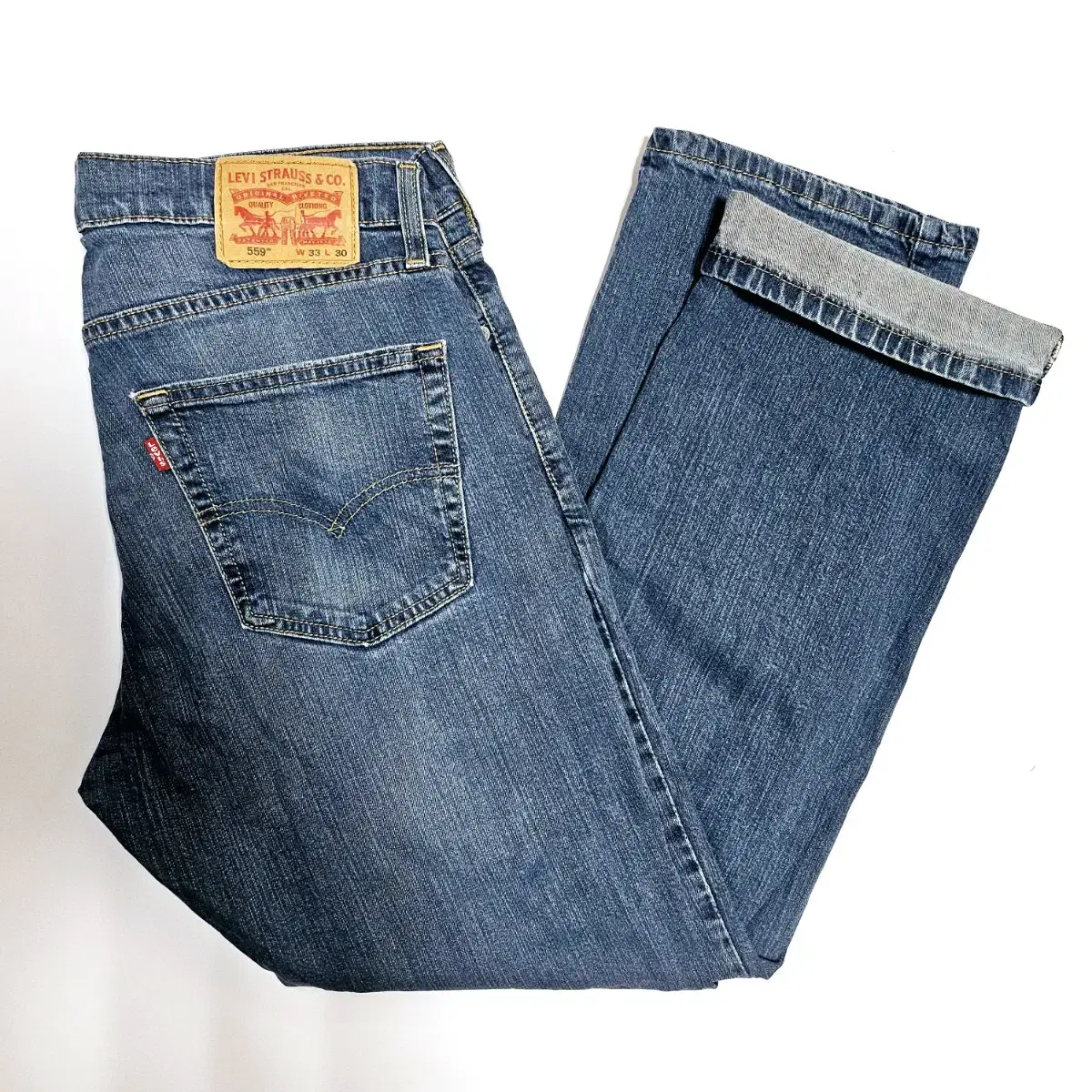 #[Levi's] 559 Relaxed Straight Denim Jin Jungcheong / 33x30