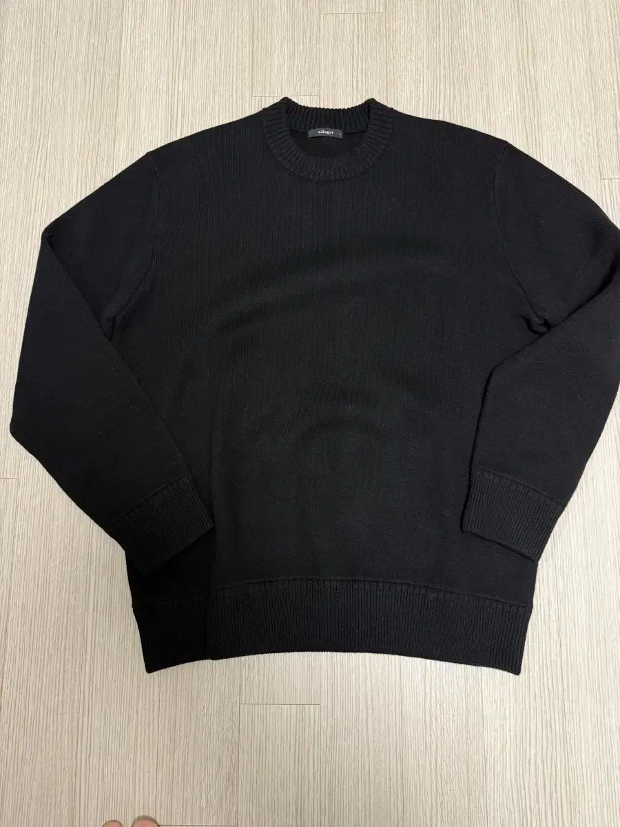 Allegri/22FW prime cashmere 100% heavy knit black/L