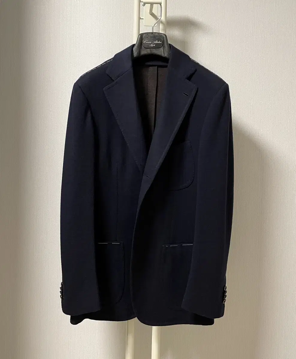 Cesare Attolini Full Bispoke Navy Jacket (New..) by Keyton Cucchi