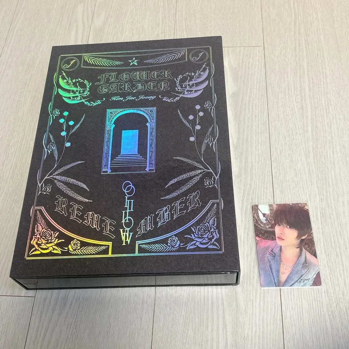 (Photocard O) Kim Jaejoong Hero Jaejoong Regular 4th Album Flower Garden Vintage sold