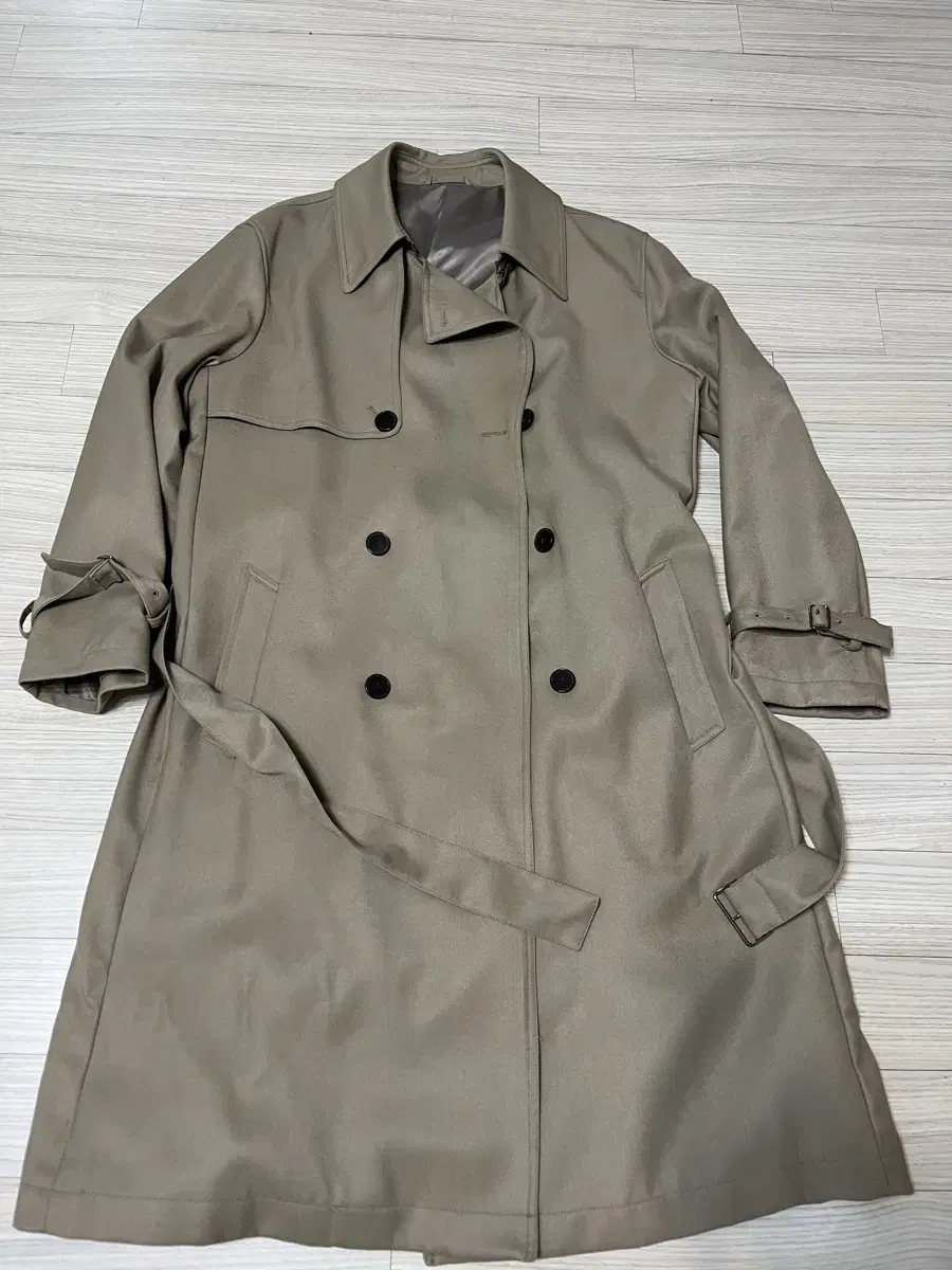 Drugs Homme Wool Gabardine Trench Coat L