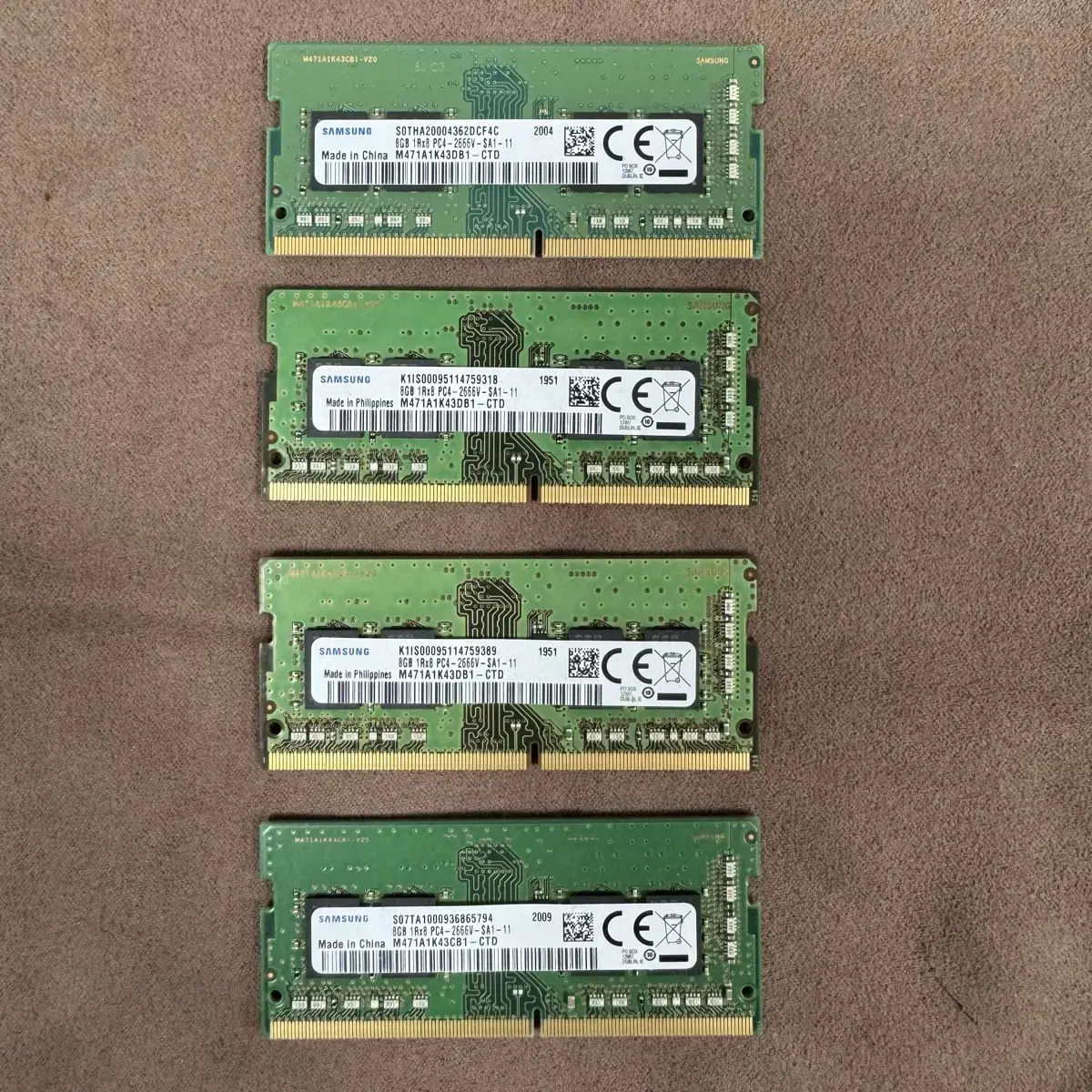 삼성전자 DDR4 8GB 노트북용 메모리 2666V