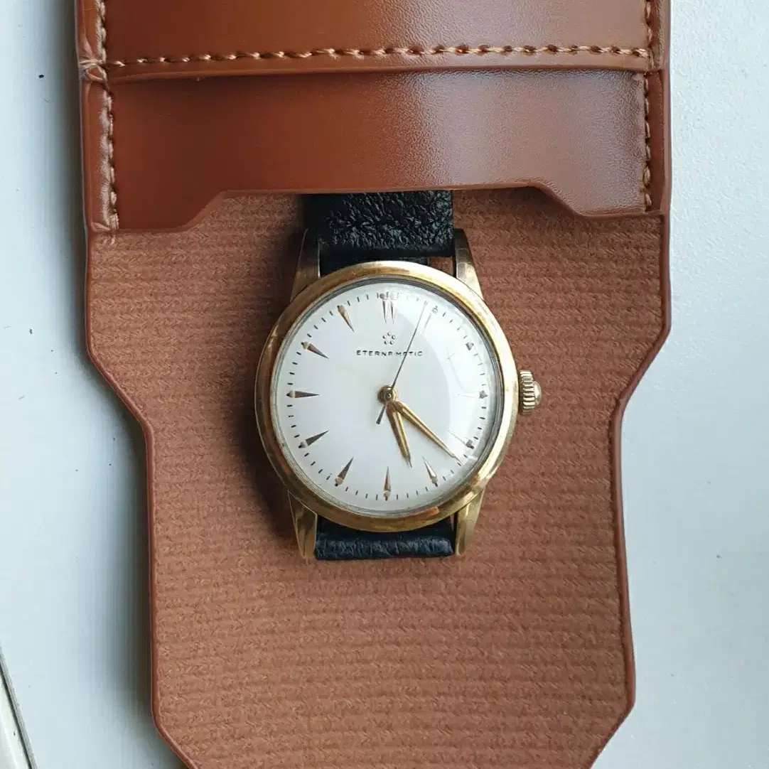 eterna matic   18k gold 캡 오토매틱 시계 교횐가능