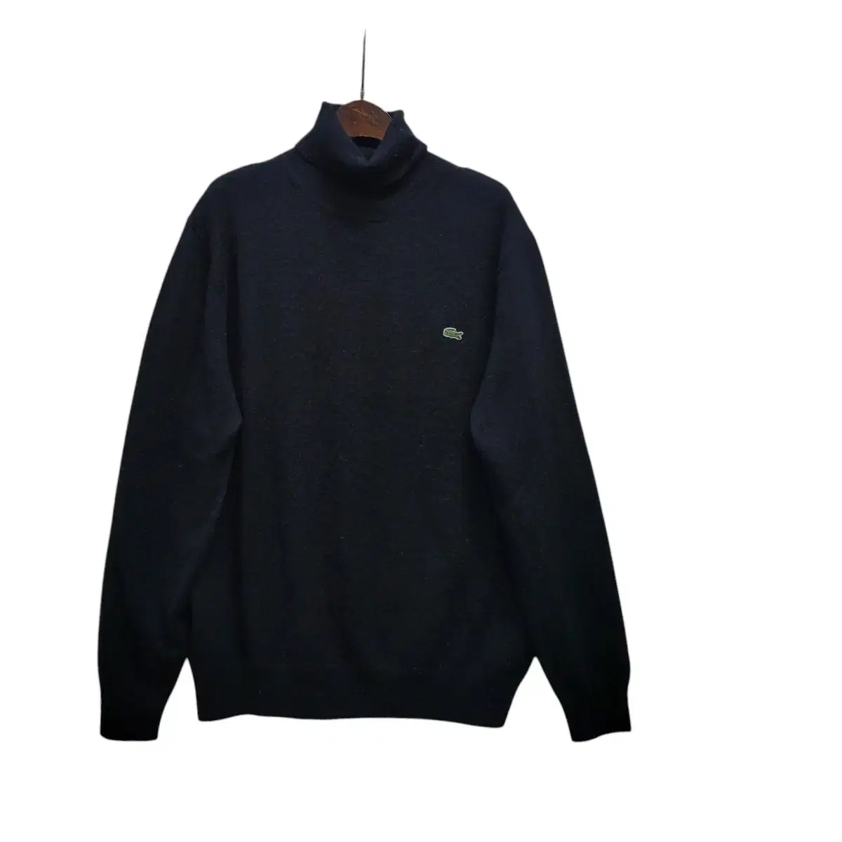 Lacoste Genuine Black 105 size high neck knit