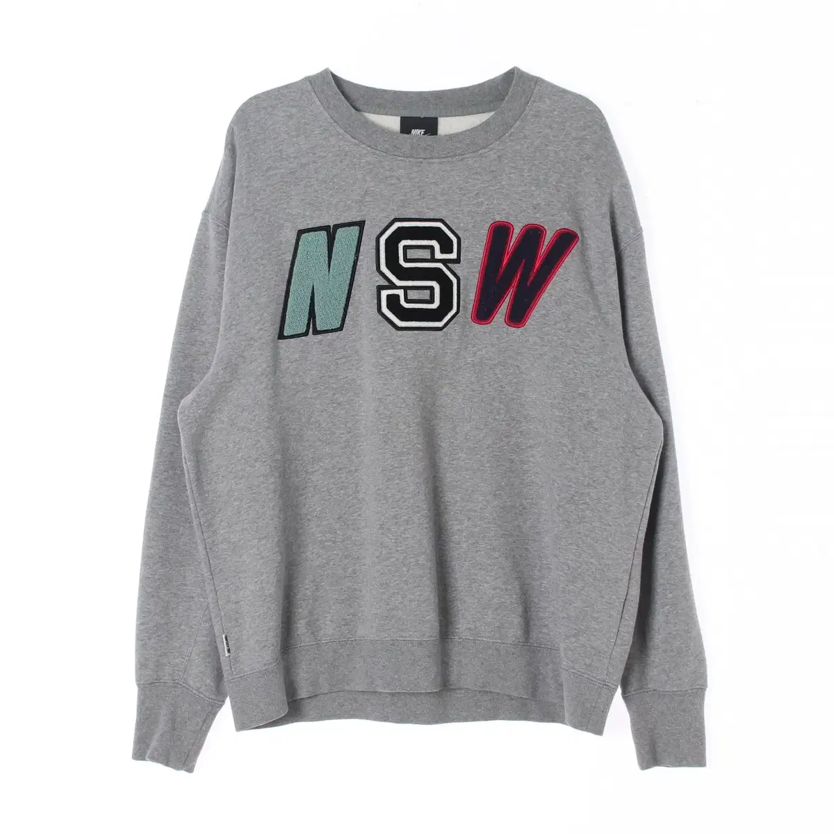 [M]Nike Brushed Gray Big NSW Sweatshirt