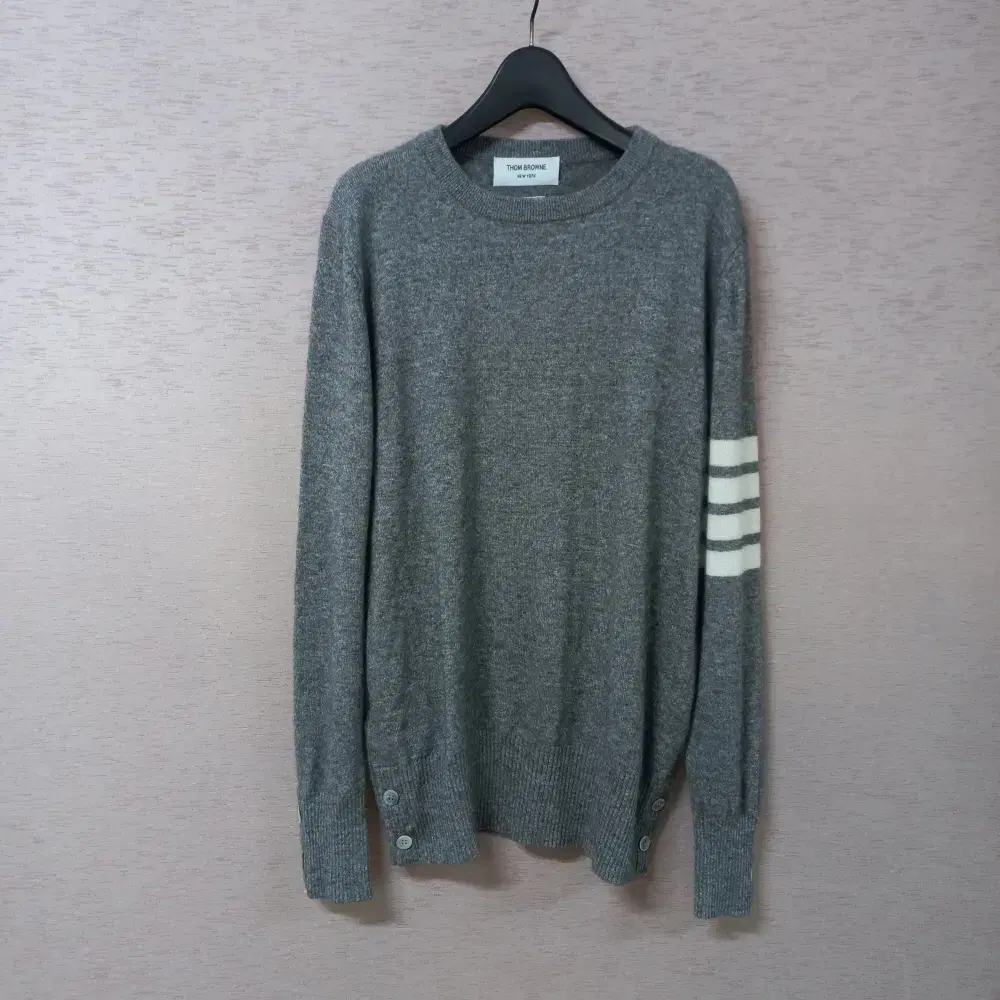 11-26/Tomato gray cashmere knit tee for Men