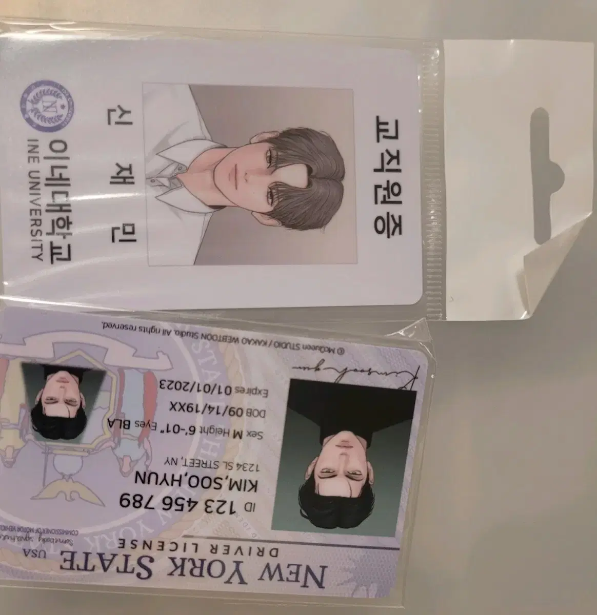 Secret ID jaemin School ID suhyeon Driver's License