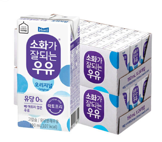 무료배송-매일우유 소화가 잘되는 락토프리 오리지널 190ml 48팩