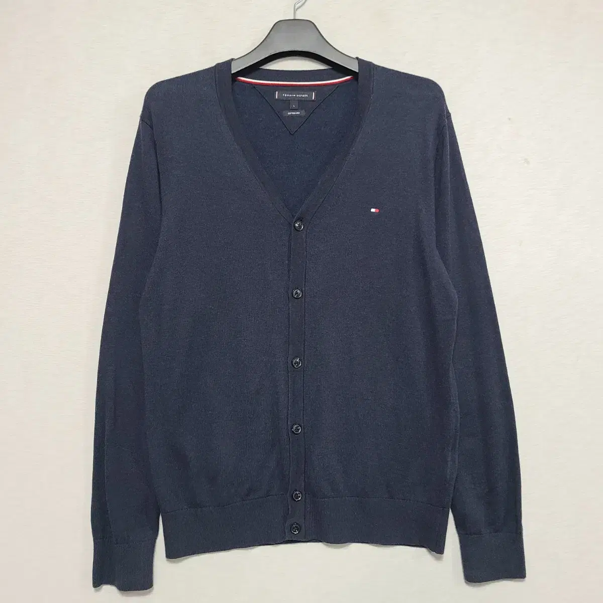 ㅡ Tommy Hilfiger Ganseason Navy Knit Cardigan Men100 ㅡ1126