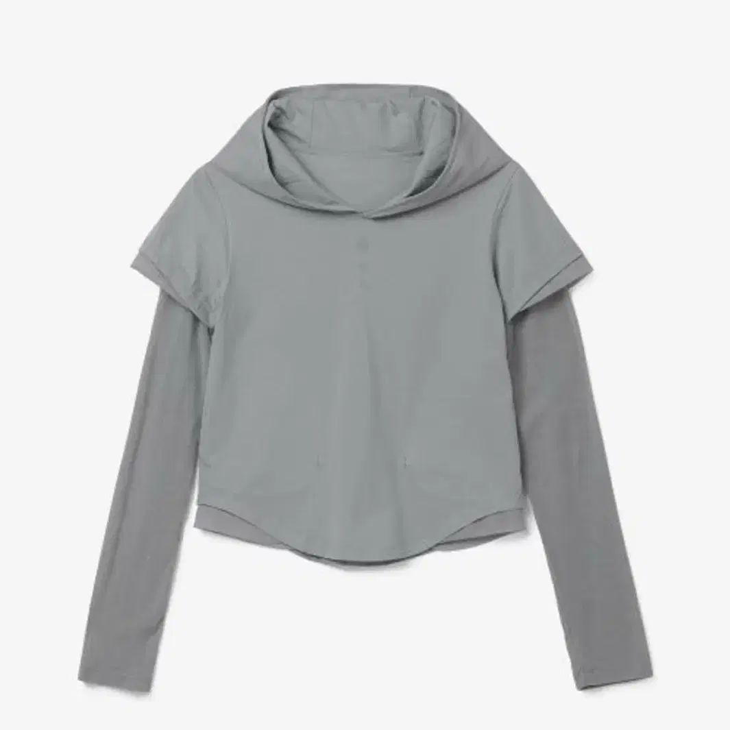 오호스 Double layered hood gray