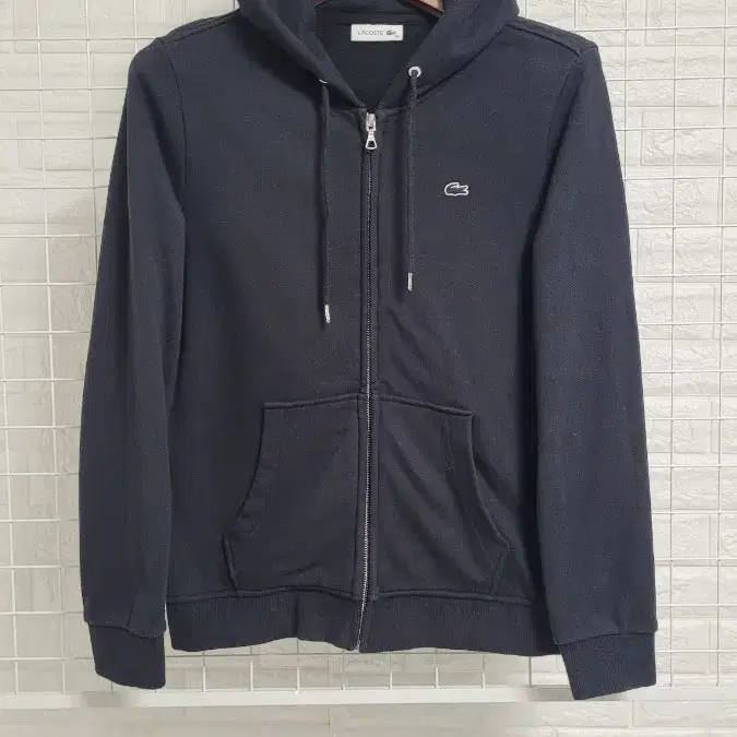 [S]LACOSTE라코스테 여성 블랙 후드집업자켓 데일리룩 S