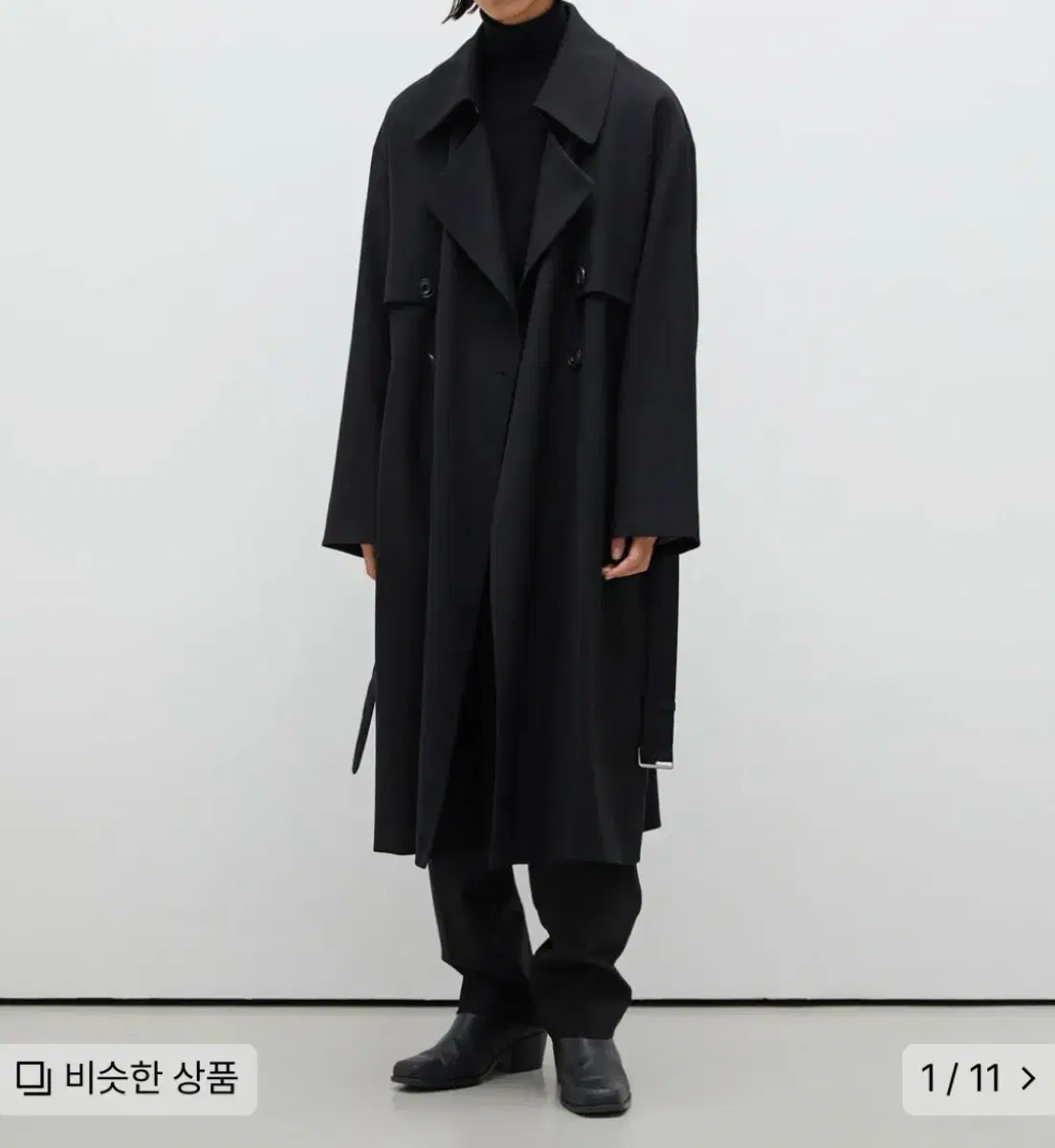 JUAN HOMME Oversized trench coat (L)