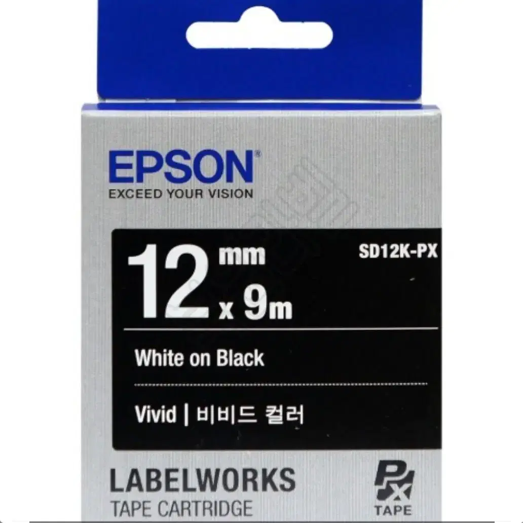 [새상품]엡손(EPSON) 라벨 프린터용 카트리지 SD12K-PX