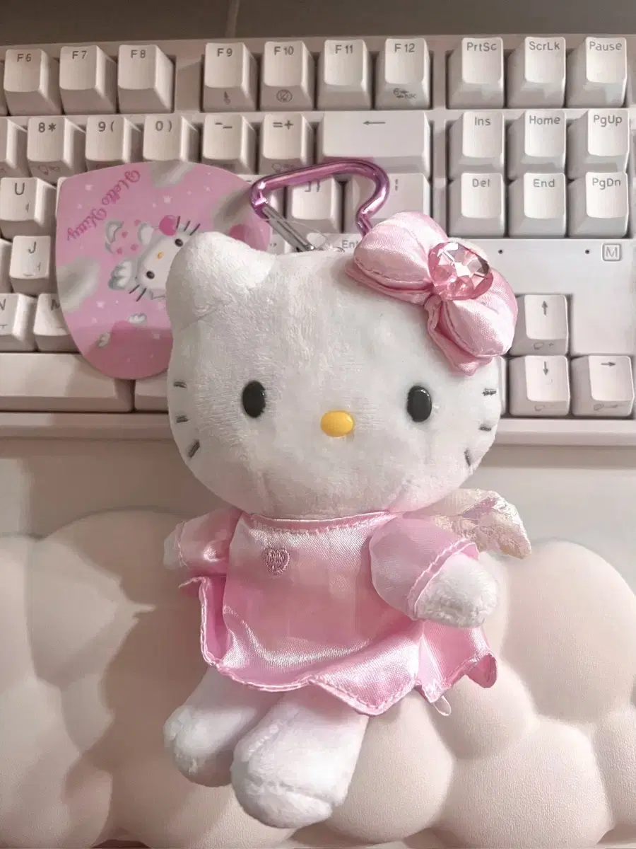 [NEW] Sanrio 90s Angel Kitty Pink Mascot Doll