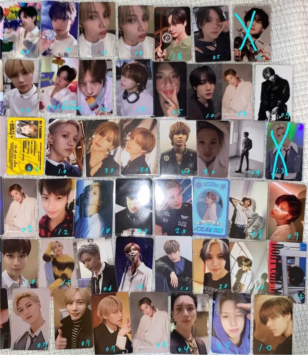 (There are many)Taemin photocard shinee Kibeom Jingi onew key minho Jonghyun