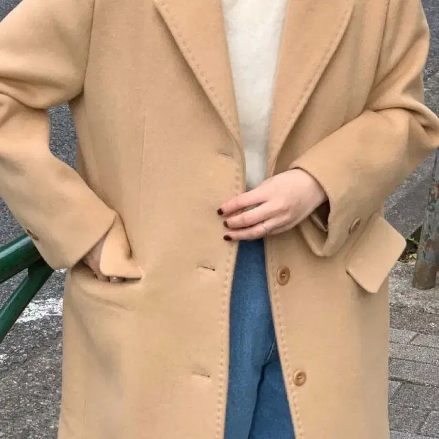 모도마켓 moa hosi coat 카멜 샵모도 모아 호시코트