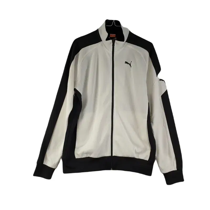 E9575 PUMA Men's 100 White Training Track Jacket/Dirk