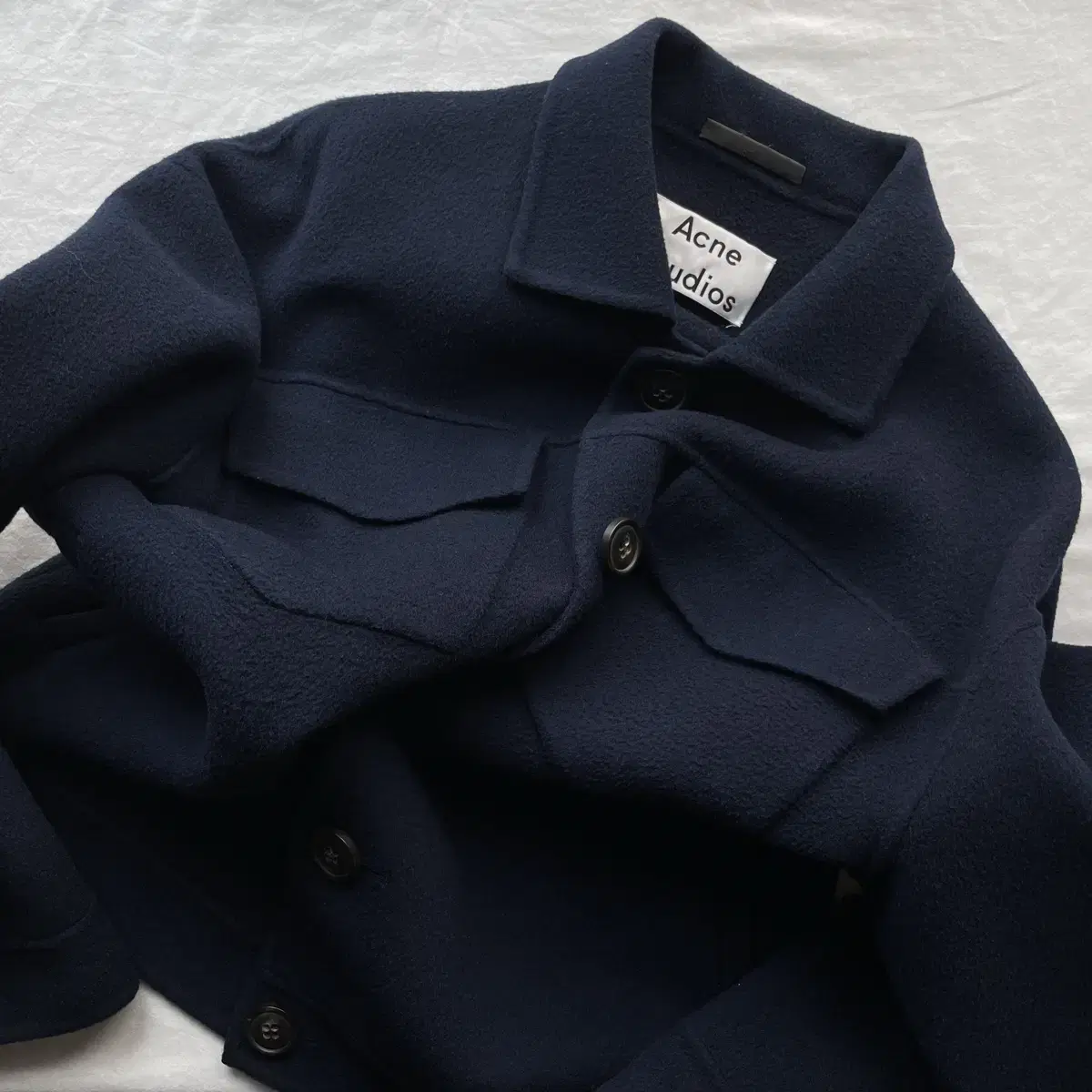 [46] Arcane Studios Dagnite Wool Jacket Dark Blue