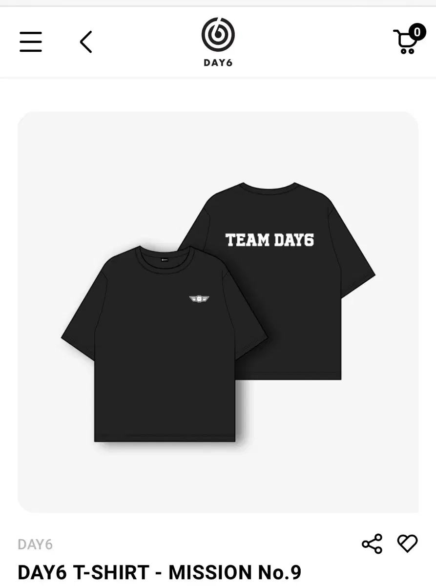 팀 데이식스 티셔츠 / teamday6 t-shirt