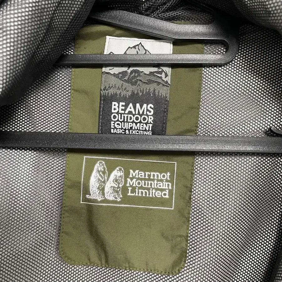 빔즈 beams x 마모트 marmot limited 야상 바람막이 s