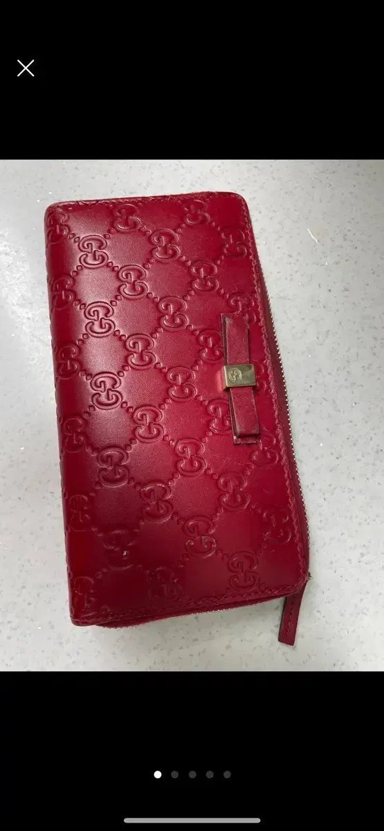 Gucci Long Wallet Red