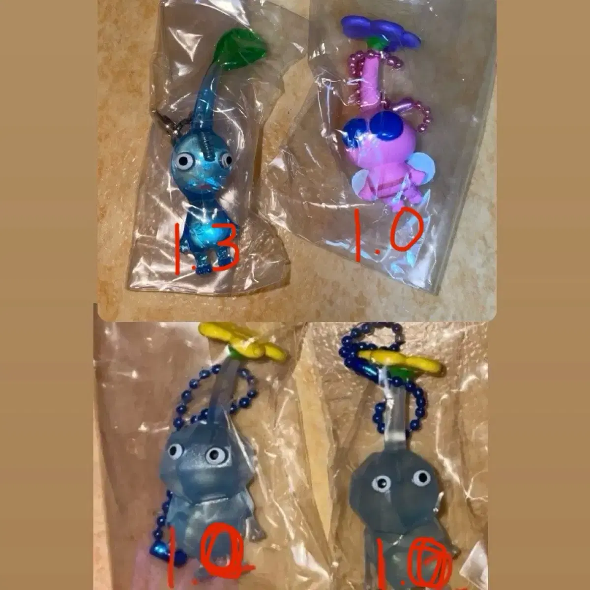 Pikmin Mejiroshi Gummy Keyring Jelly Keyring