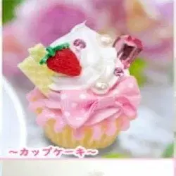 Cupcake Food Sikwan Miniature YELL Er Kiradeco Sweets StrawberryU Gacha