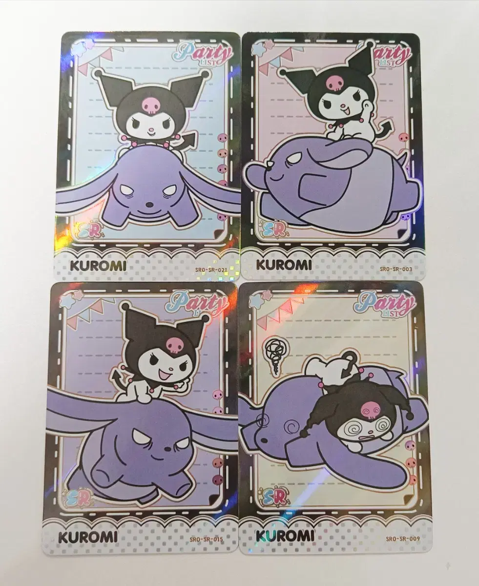 Sanrio Photocard Character Collectors' kard Kuromi SR KARD SET sell 1st Edition