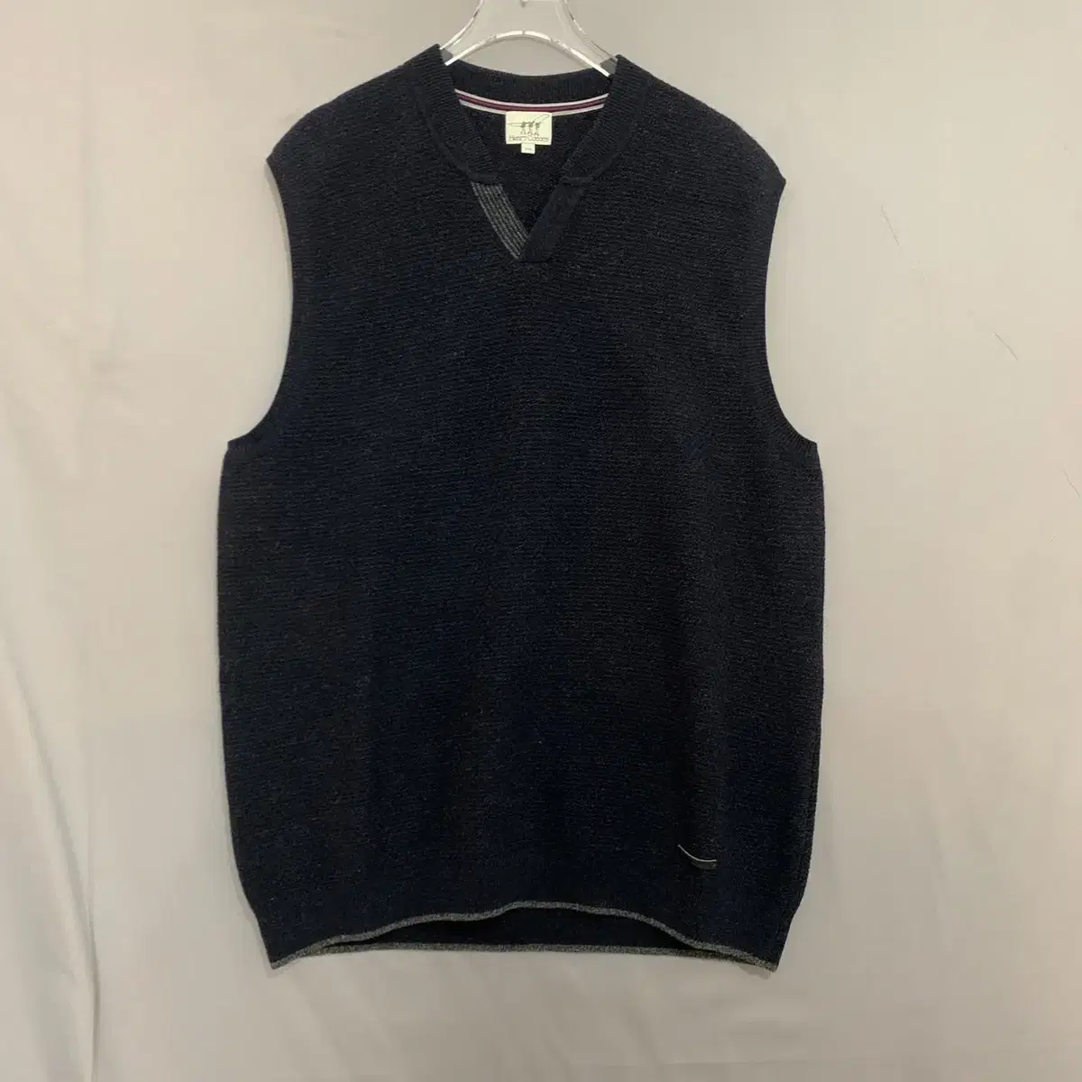 110 XXL Cotton Big Size Wool Knit Vest Vest by KOLOMON HENRY